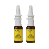 Two bottles of Probiotic Nasal Spray Max on a white background