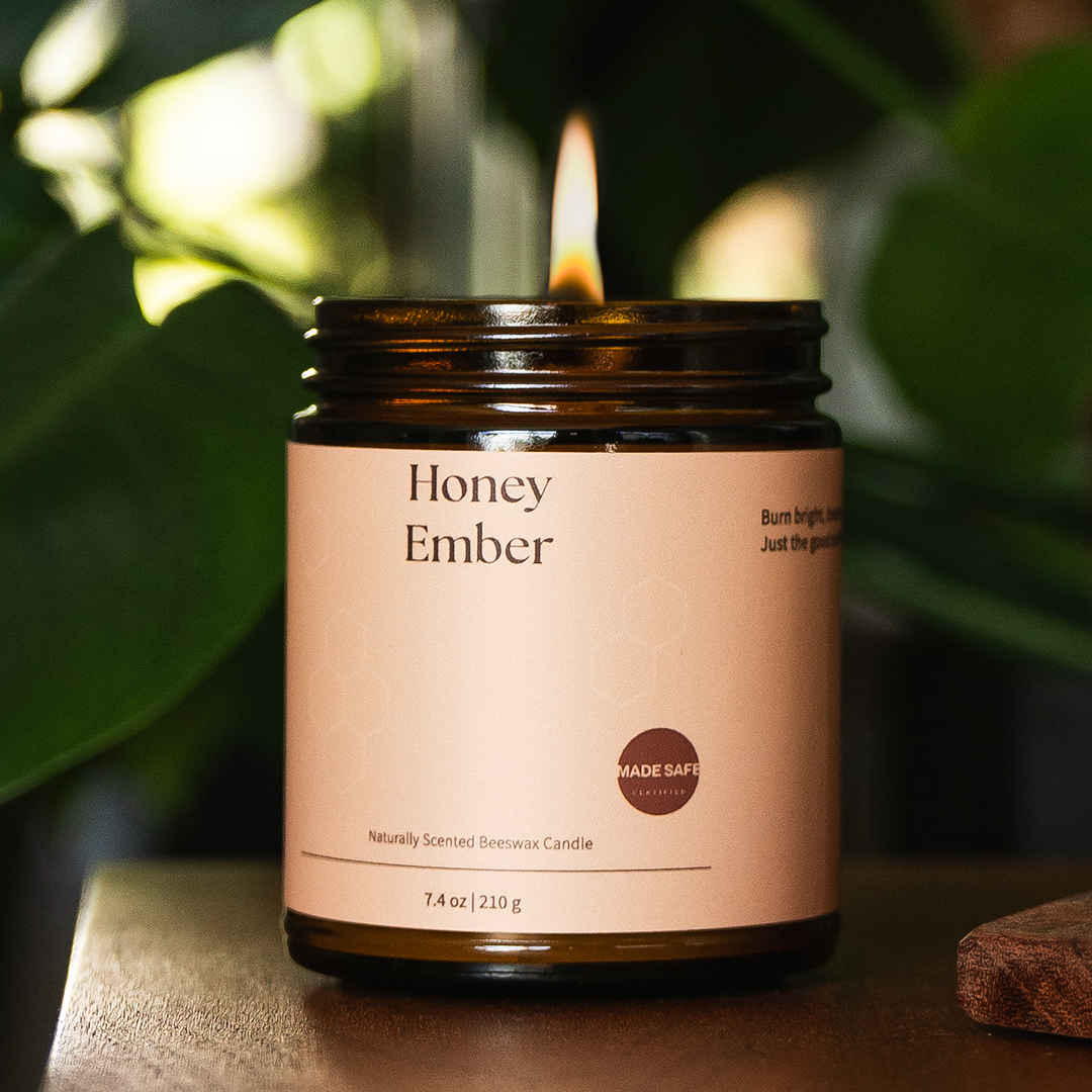 Honey Ember Beeswax Candle