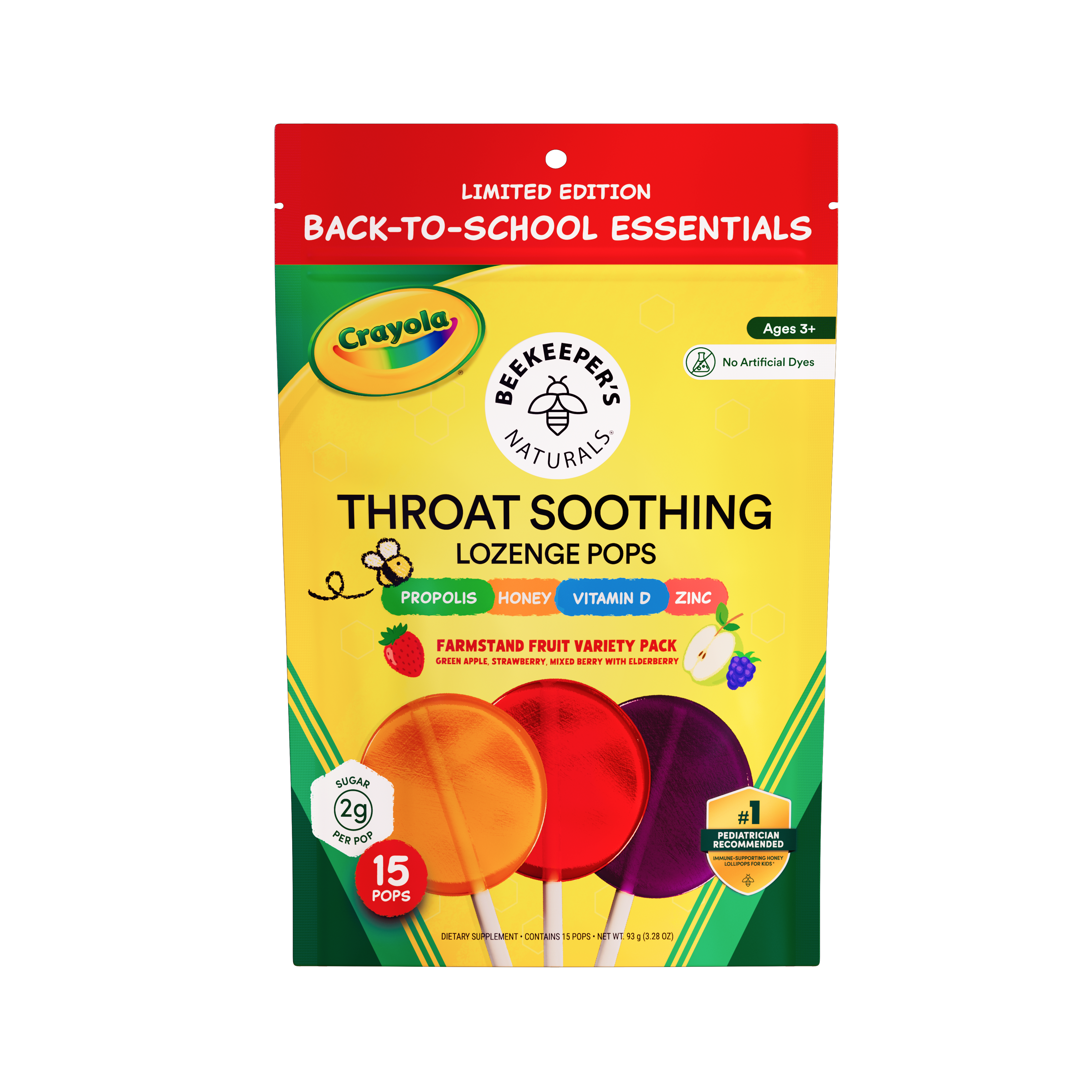 Lollipop ロリポップ scope スコープ Throat Soothing Lollipops | Propolis | Beekeeper's Naturals