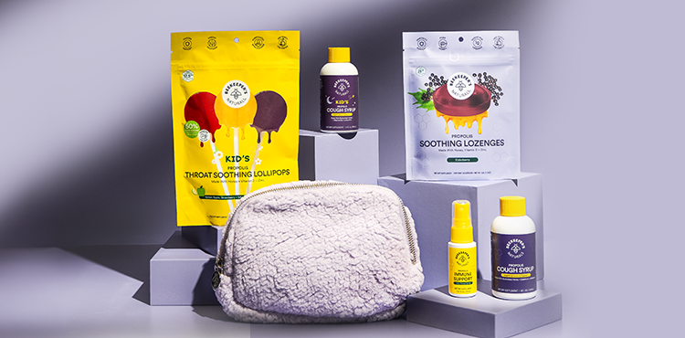 Image showing Elderberry Immune Essentials Beekeepers Naturals collection
