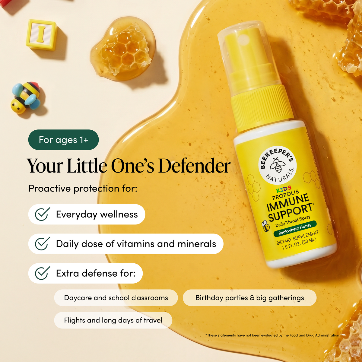 Kids Propolis Immune Support Throat Spray 2-Pack