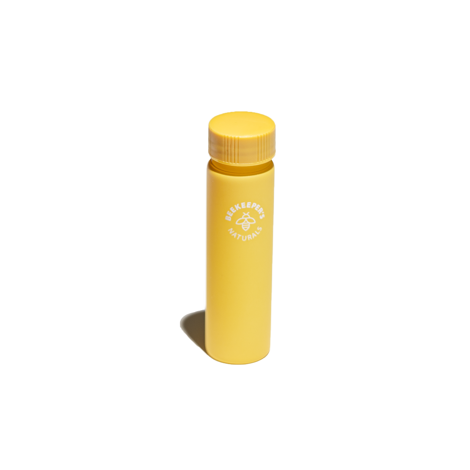BKN Pill Tube product packaging featuring Beekeepers Naturals logo, showcasing the product's branding.