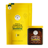 Beeskeeper's Naturals Propolis Complete Gut Health supplement packaging on a white background