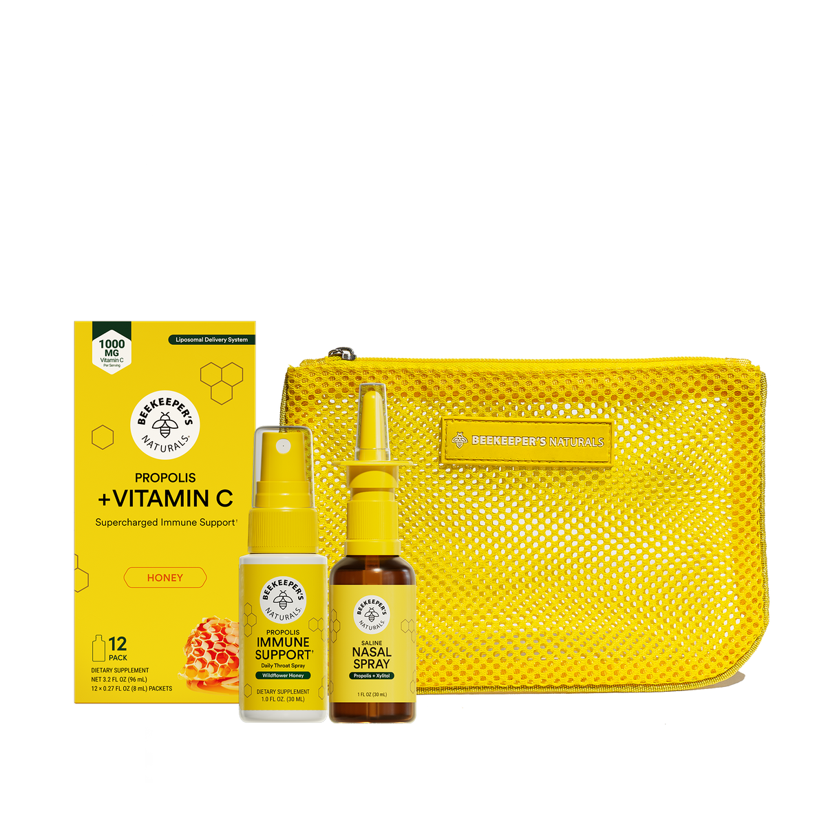 Adult Travel Kit | Travel Wellness | Beekeeper's Naturals