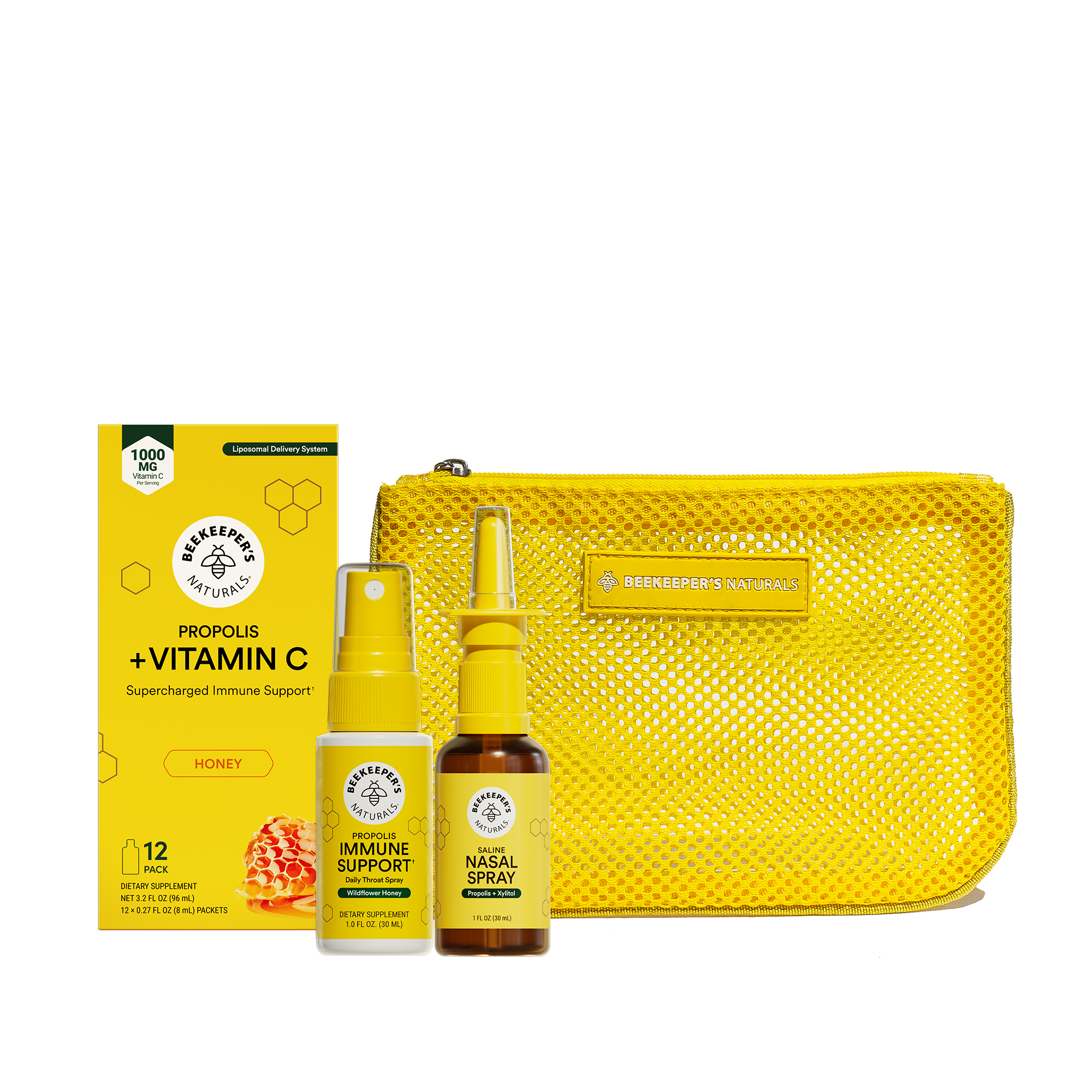 Adult Travel Kit | Travel Wellness | Beekeeper's Naturals