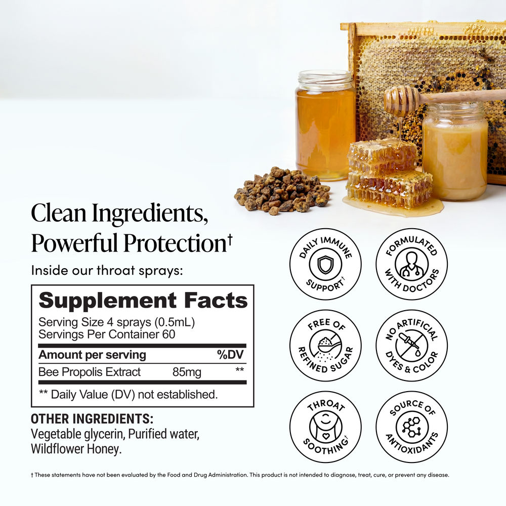 Propolis Immune Support Throat Spray 2-Pack