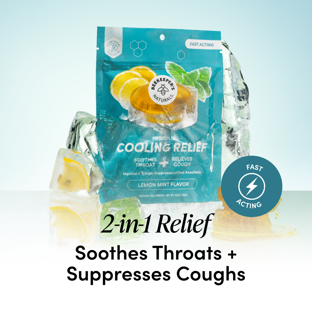 Lemon Mint Cooling Relief Lozenges