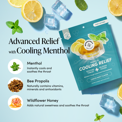 Lemon Mint Cooling Relief Lozenges