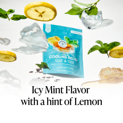 Lemon Mint Cooling Relief Lozenges
