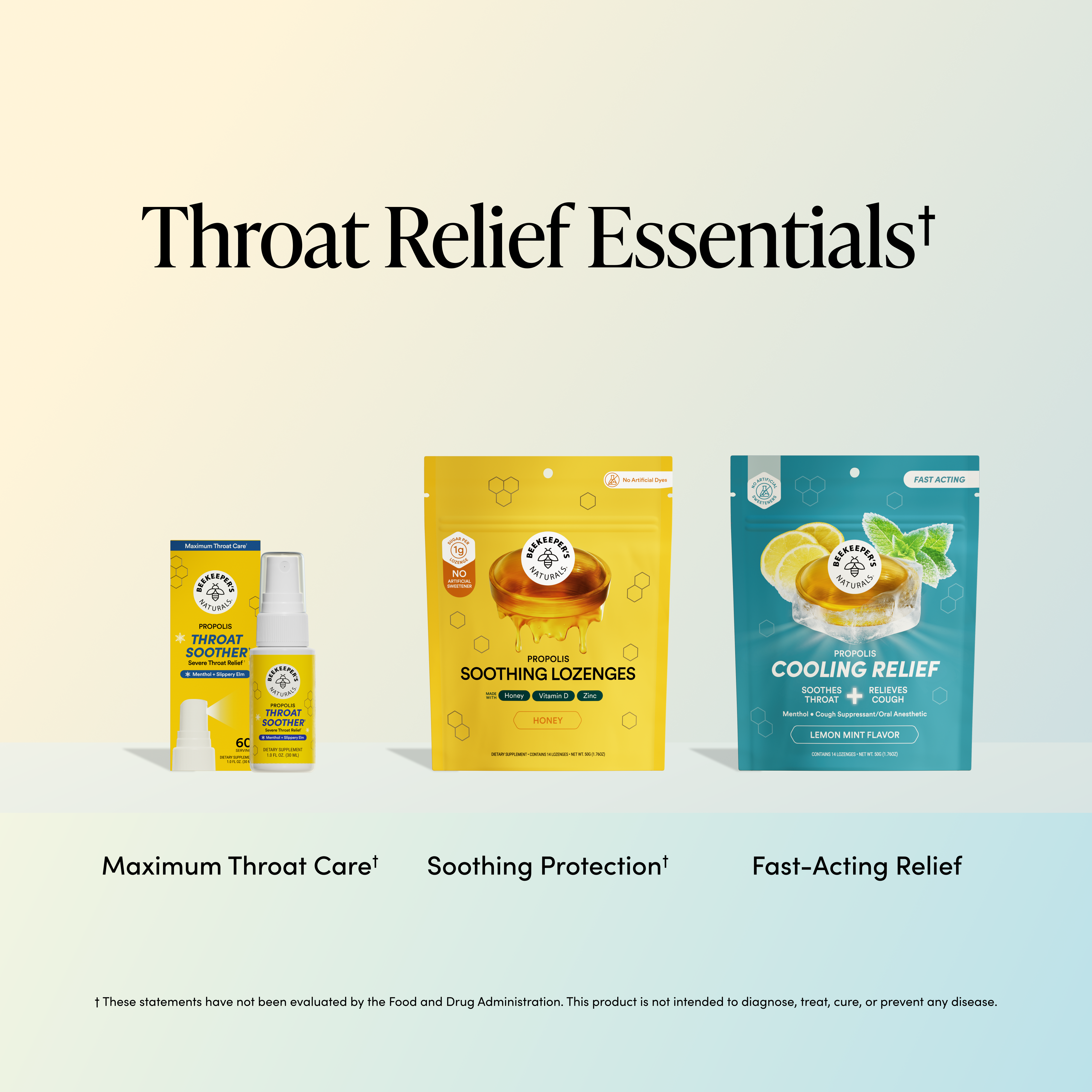 Lemon Mint Cooling Relief Lozenges
