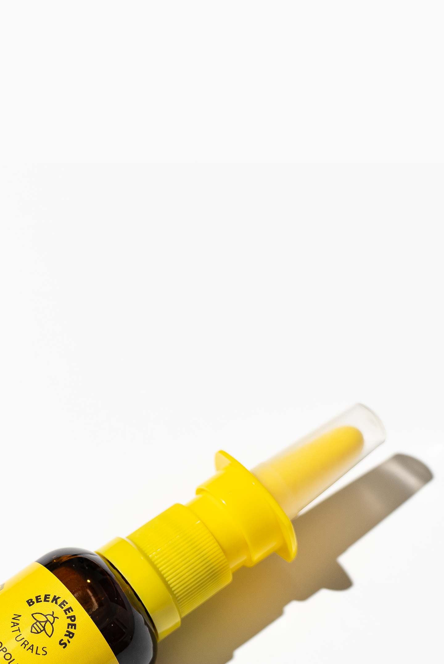 Bottle of Beekeeper's Naturals product on a white background
