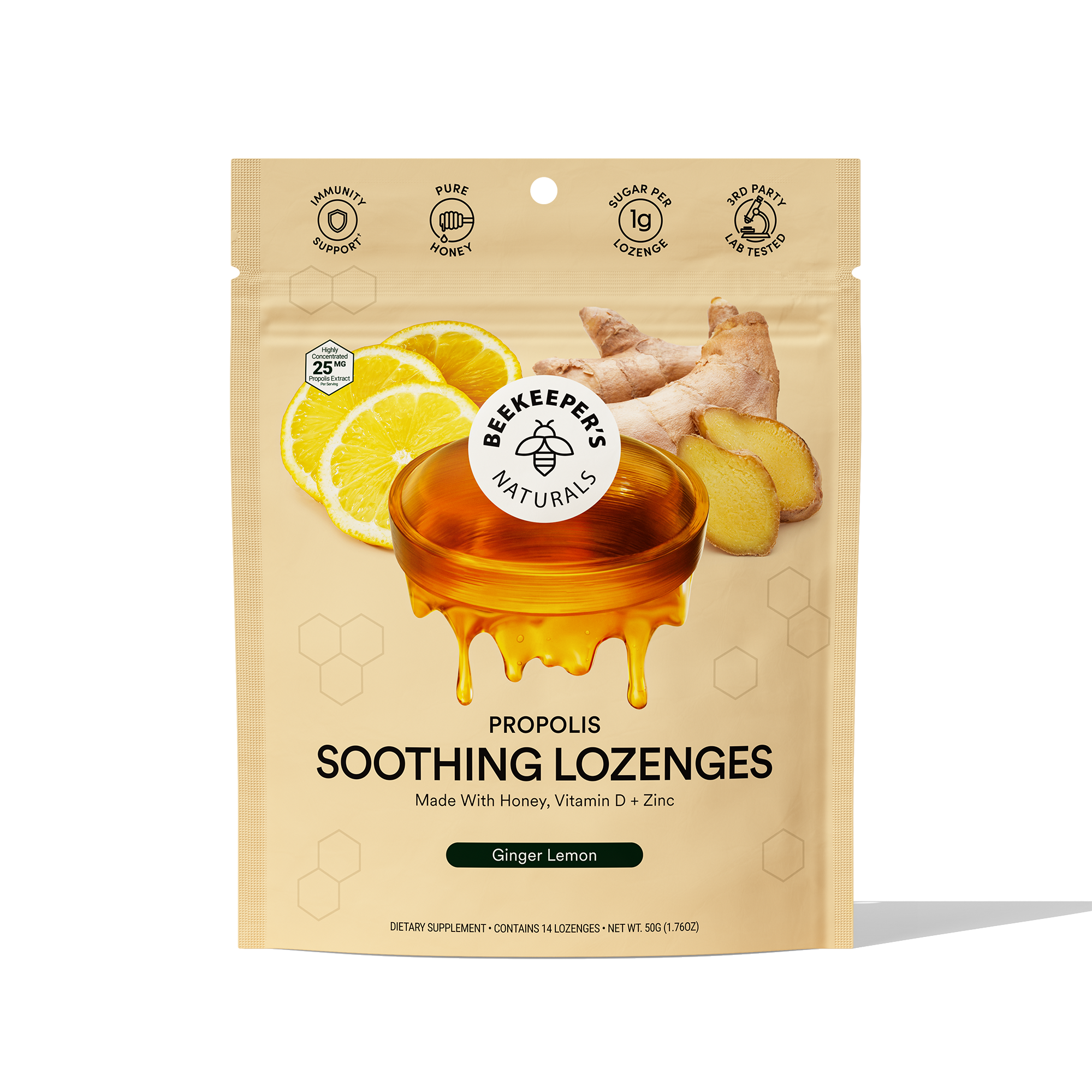 Ginger Lemon Soothing Lozenges