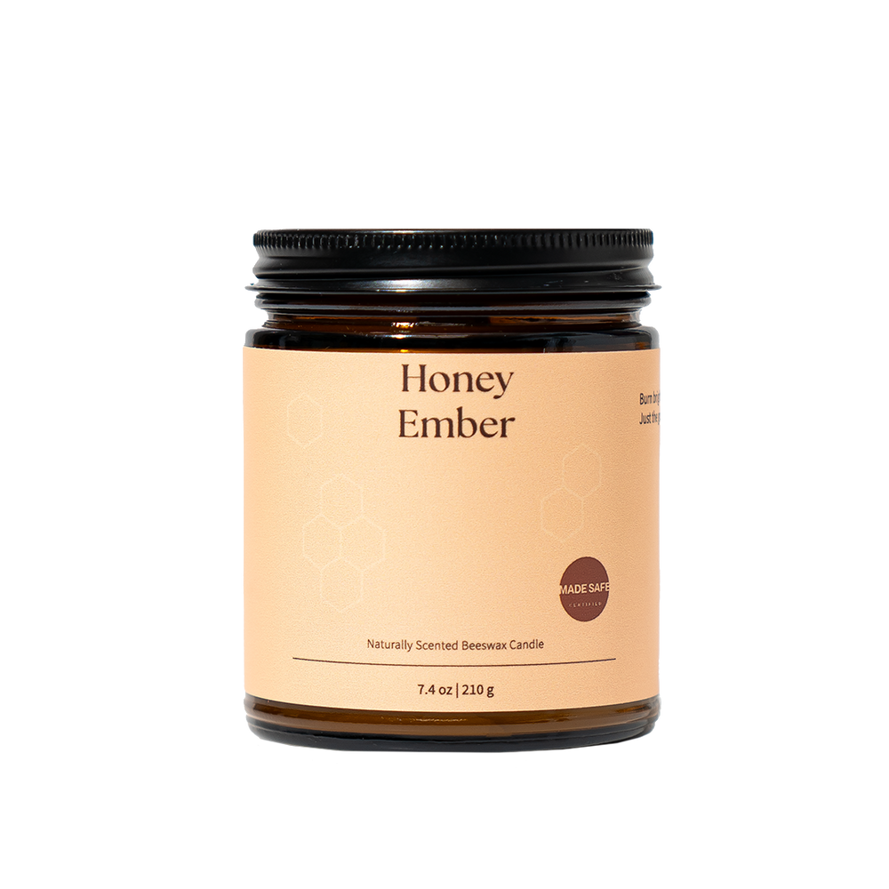 Honey Ember Beeswax Candle