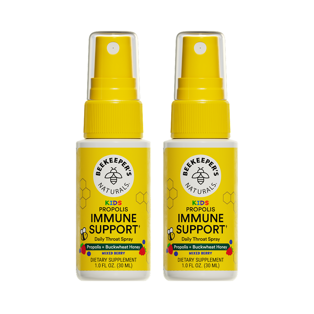 Kid's Mixed Berry Propolis Immune Support Throat Spray (2 Pack)