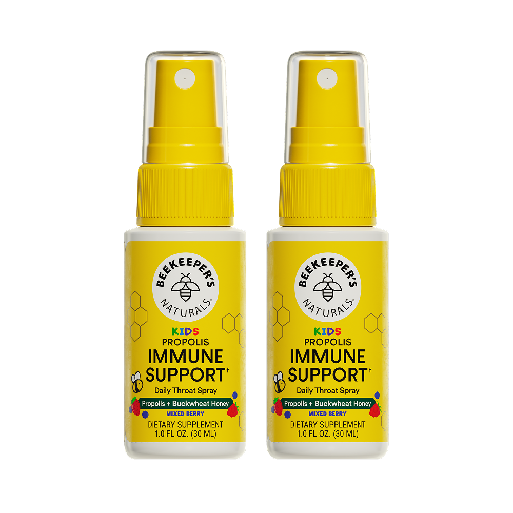Kid's Mixed Berry Propolis Immune Support Throat Spray (2 Pack)