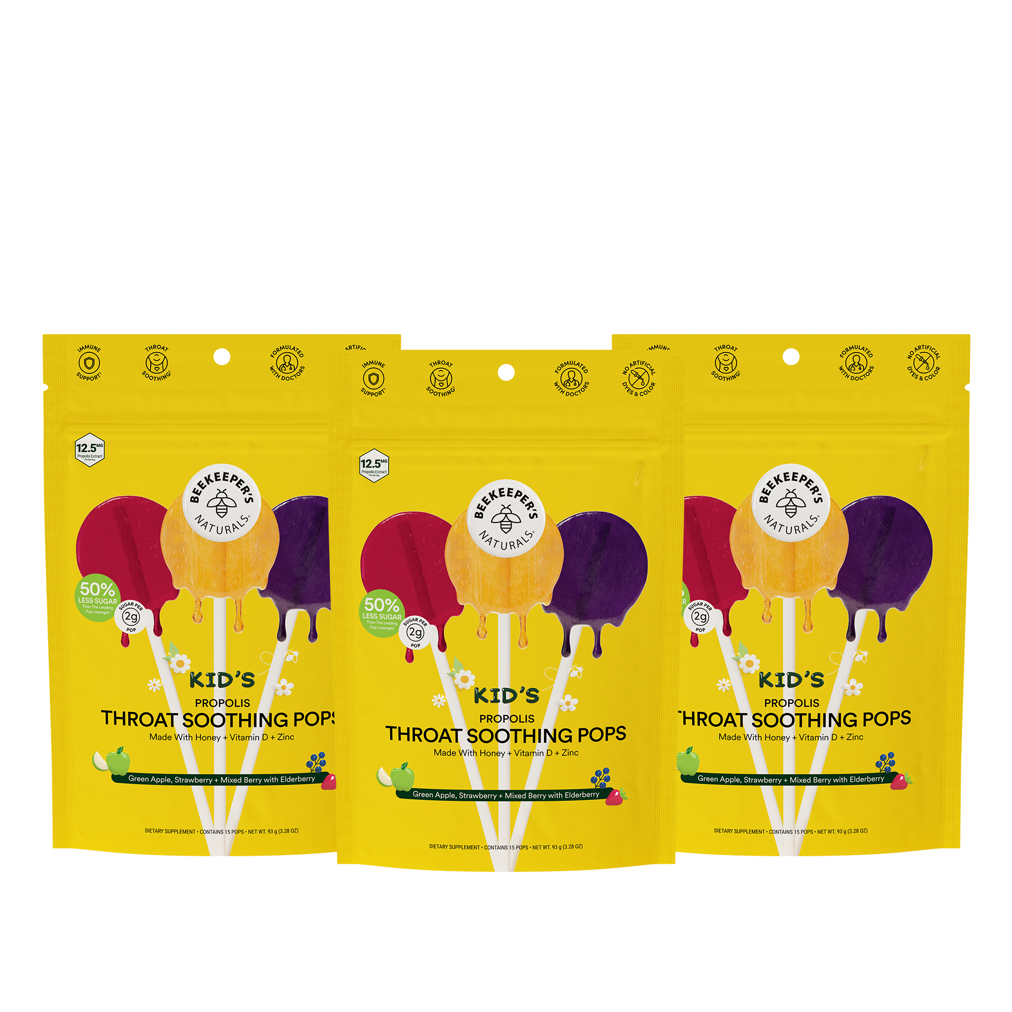 Kid's Throat Soothing Variety Pack - 3 Pack
