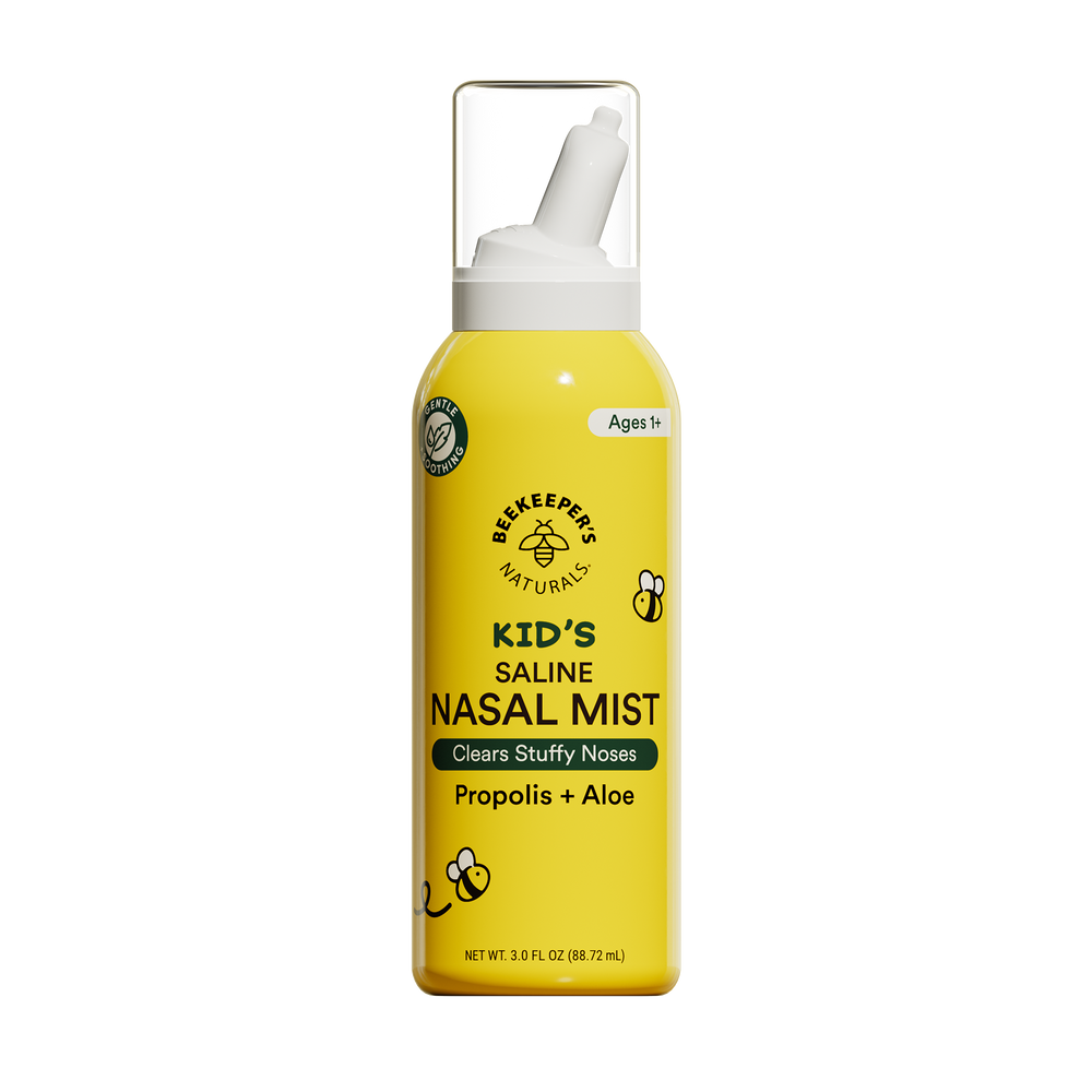 Kid's Saline Nasal Mist | Aloe Formula | Beekeeper's Naturals Kid's Saline Nasal Mist | Aloe Formula | Beekeeper's Naturals