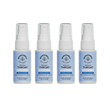 Front view of four Propolis Throat Soother 30 ml spray bottles showing label text and pump tops on a white background