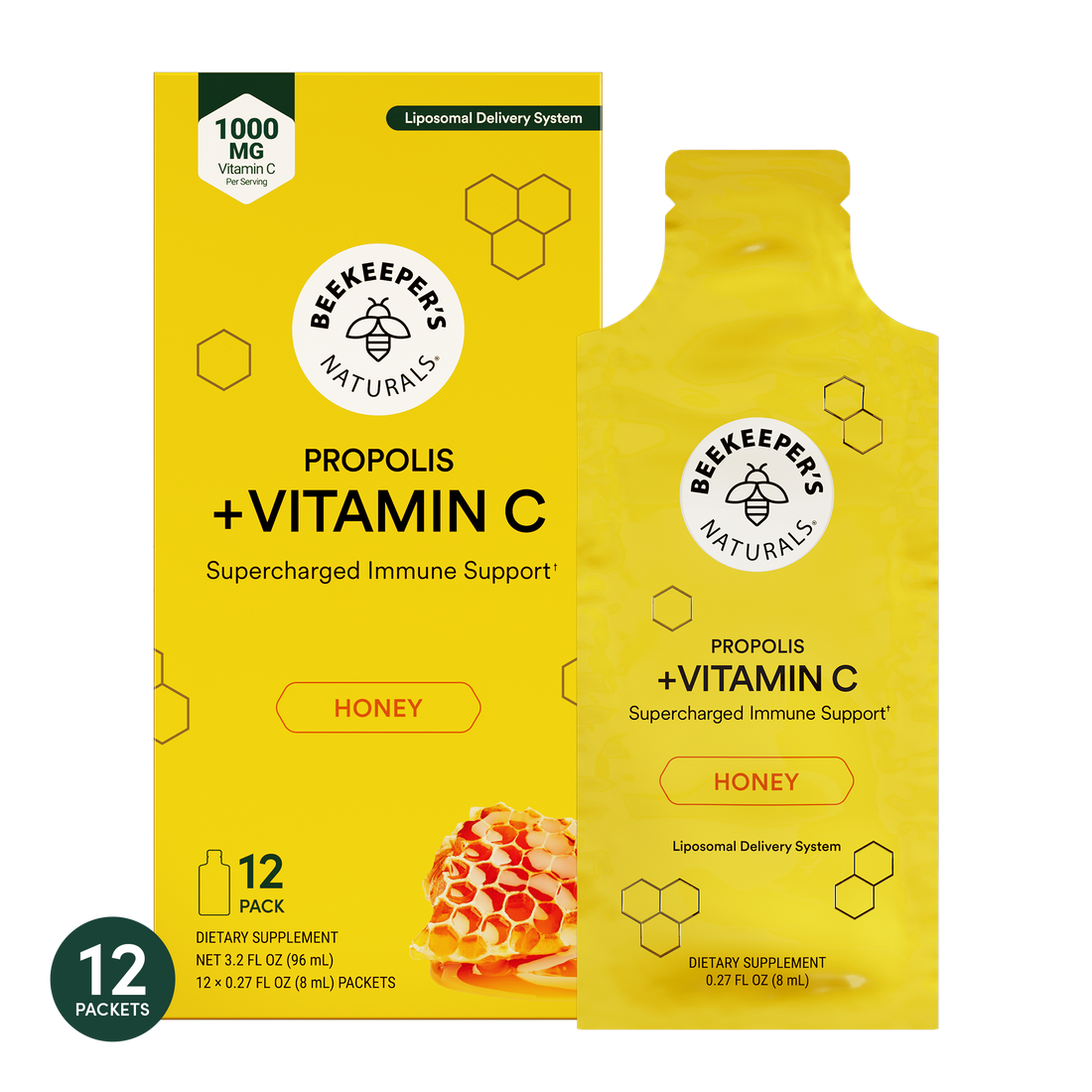 Propolis + Vitamin C Liposomal | Beekeeper's Naturals